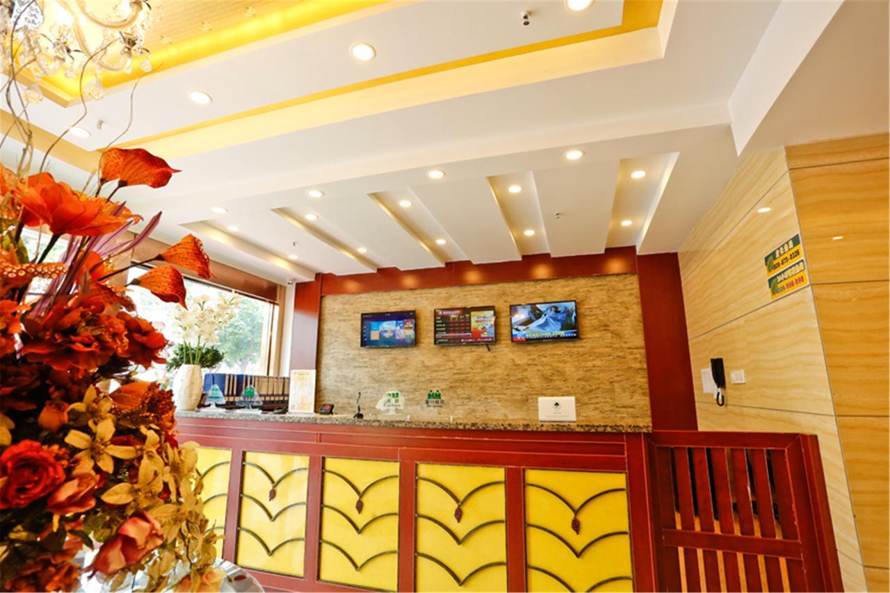 Greentree Inn Anhui Fuyang Yijing International North Door Busniess Hotel Zewnętrze zdjęcie